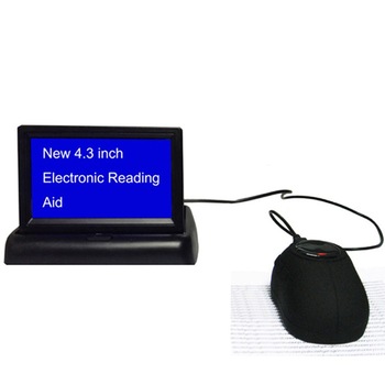 Magnifying mouse with video camera